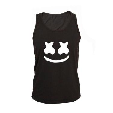 Imagem de Regata Masculina Algodão Estampada Básica Dia a Dia - Ragor, G, Preto