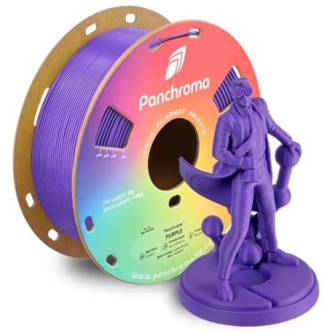 Imagem de Polymaker Filamento de impressora 3D Panchroma, filamento de impressão 3D roxo 1,75 mm 1kg, imprime melhor do que PLA, permite impressão de alta velocidade, compatível com a maioria das impressoras