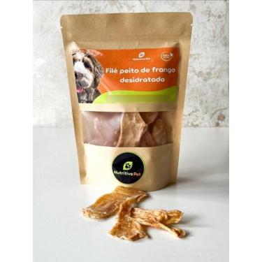 Imagem de Petisco Gatos Filé de Frango Desidratado 70g Natural Sabor Irresistíve