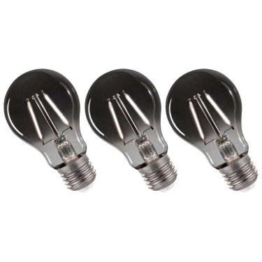 Imagem de Lâmpada Led Fumê 30w Kit 3 Unidades Vintage Branco Quente Retrô Bivolt