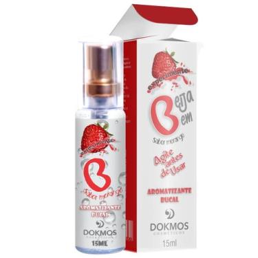 Imagem de Aromatizador Bucal Com Propolis Beija Bem Morango Dokmos