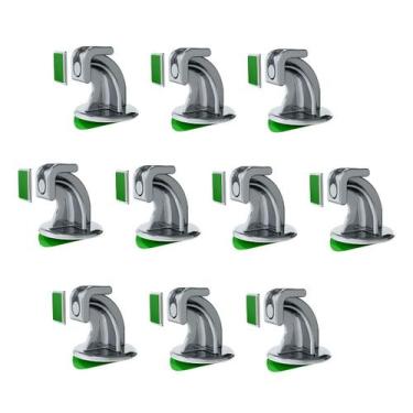 Imagem de Prendedor de porta magnético adesivo para porta pivotante Cromado - 10