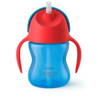 Imagem de Copo com Canudo Azul Bendy 200ml 9+M Philips Avent