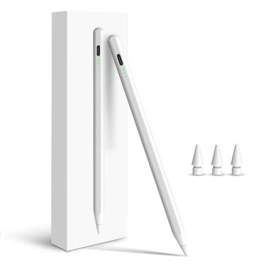 Imagem de Penlike Caneta Stylus para iPad 2024-2018, Rejeição de palma, Sensibilidade de inclinação, Funciona com iPad Air M2/5-3, iPad Pro M4/13/12,9"/11", iPad 10-6º, iPad Mini A17 Pro/6/5º