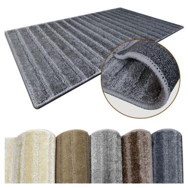 Imagem de 2 Tapete Banheiro Antiderrapante Grande Soft Re Js 50X100 Vr - IDEALIZ