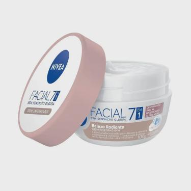 Imagem de Creme Hidratante Uniformizador Facial Nivea 7 Em 1 Beleza Radiante para Pele Negra 100g