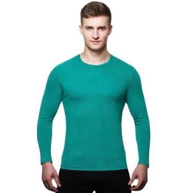 Imagem de Camisa Uv 50 Manga Longa Slim Térmica Segunda Pele - Genérico, Verde j