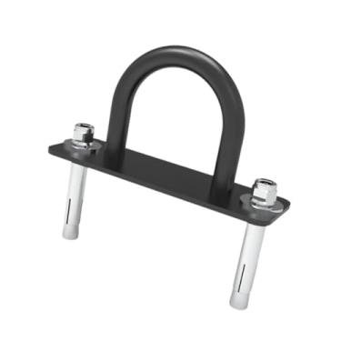 Imagem de Dynwave Cordas de batalha Gancho de suporte de ancoragem para tiras de suspensão, com parafuso de montagem, rack de armazenamento, kit de montagem no teto de