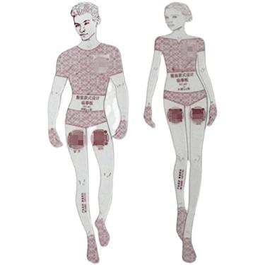 Imagem de YJIUYUANQ A4 Papel Rascunho Desenho Alfaiate Quilting Protótipo Régua Ferramentas de Desenho Roupas Medindo Réguas Curvas Francesas Modelo de Desenho, 2 Peças