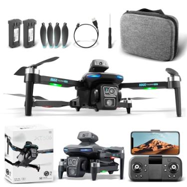 Imagem de Drone Com Camera Drone Profissional Câmera Tripla HD 6K/4K FPV WiFi Mini Controle Remoto DroneQuadricóptero Com Bolsa De Transporte XT606