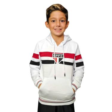 Imagem de Blusa São Paulo Retrô Moletom Tri Mundial 2005 - Infantil Tamanho:4;Cor:;Gênero:Menino-Masculino