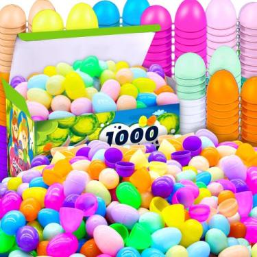 Imagem de Ovos de Páscoa de plástico RALLYPANDA 1000cs para caça à Páscoa