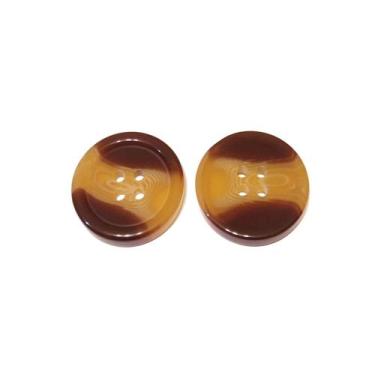 Imagem de Botão Tartaruga 21mm 2 ou 4 Furos Para Casacos Blazer Roupa - 50 peças