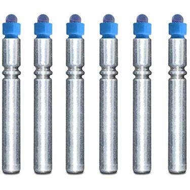 Imagem de Linpeng Bateria De Reposição Para Luz De Pesca Bobber De 6 Peças-Led Para Iscas De Pesca, Bobbers De Pesca, Luzes De Caneta, Entalhes De Flecha, Bóias De Pesca, Luzes De Poste, Piscas De Led (Azul)
