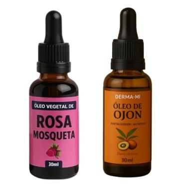 Imagem de Kit Óleo de Rosa Mosqueta + Óleo de Ojon 100% Puro – Hidratação Profunda, Clareamento de Manchas e Restauração Capilar
