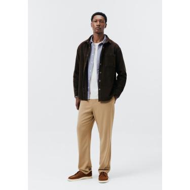 Imagem de Calça Masculina Reta com Cós Elástico-Masculino