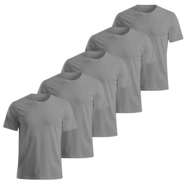 Imagem de Kit 5 Camisetas Masculinas Tecnologia Dry Proteção Solar Térmica Anti Suor Academia Treino-Unissex