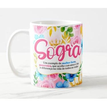 Imagem de Caneca Presente Sogra Delicada Floral