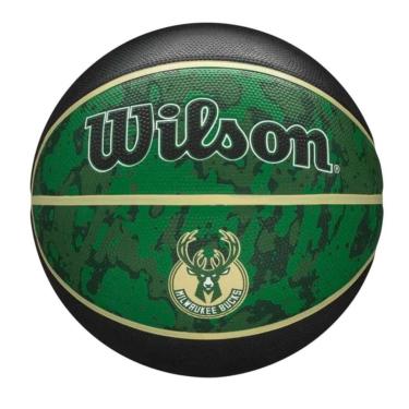 Imagem de Bola De Basquete Wilson Team Tiedye Milwaukee Bucks - Verde 7-Unissex