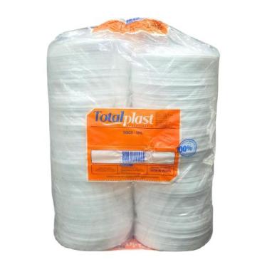 Imagem de Disco De Isopor 18cm Spumapac Multiuso Bolo Pizza e Frios Branco Compa