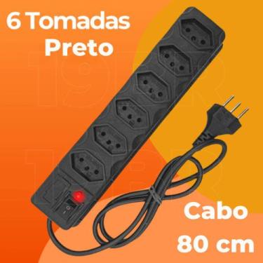 Imagem de FILTRO DE LINHA RÉGUA DE TOMADAS 6, 5, 4 e 3 tomadas tripolar 10 Amper