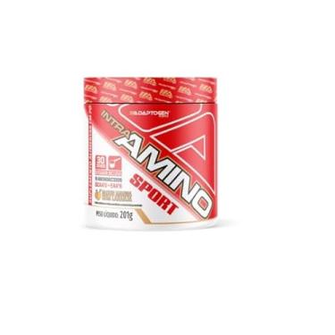Imagem de Intra Amino Sport 9 Aminoácidos BCAA + EAA com Eletrólitos Sabor Manga Laranja 201g 30 Doses Alta Performance Adaptogen