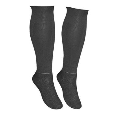 Imagem de Meia Poker Futebol Training Infantil, Preto