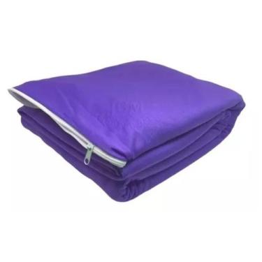 Imagem de Capa De Colchão Para Cama Solteiro 25cm Altura Malha Gel Ajustável Com