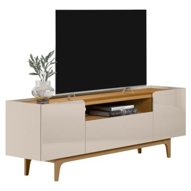 Imagem de Rack Para Sala Bancada De Tv 75 Pol 180cm Safira L06 Tauari-off White - Mpozenato