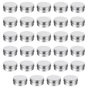 Imagem de Pacote com 28 frascos de lata de 14 g, com tampa de rosca, recarregável, lata pequena, bastão de loção, creme para barba, especiarias, pomada, bálsamo, produtos de higiene, creme facial, amostras