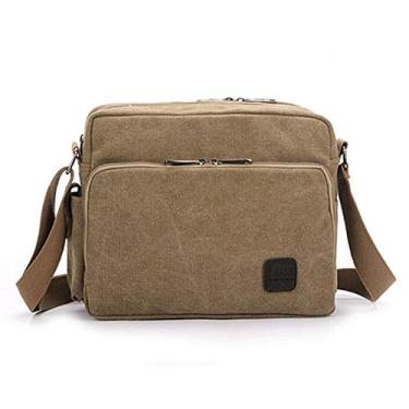 Imagem de Pxinhui Bolsa carteiro pequena de lona de viagem para tablet, bolsa de ombro multifuncional, bolsa de mão para Apple iPad AirFire HD 10 Lenevo Tab 4Galaxy Tab A 10.1 S5e Android Tablet 10 polegadas