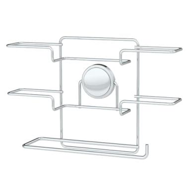 Imagem de Suporte c/adesivo redondo p/rolos de papel toalha/alumínio/pvc cromado - Facile - Future