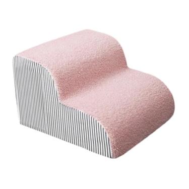 Imagem de Generic Escadas para cães, degraus para animais de estimação, escada de espuma de alta densidade para gatos com capa removível, rampa para cães, sofá, cães