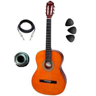 Imagem de Violão Elétrico Giannini Canhoto N14 Lh Estudante Nylon (NATURAL)