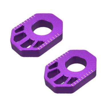 Imagem de predolo 1 Par de Blocos de Eixo Traseiro para Bicicleta de Terra, Substituição de Eixo de Corrente CNC, Ajustador de Corrente, Liga de Alumínio para Motocicle, Tolet