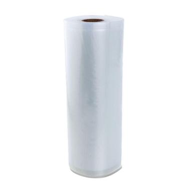 Imagem de Rolo Bobina Saco Embalagem Seladora A Vacuo Ranhuras 28 Cm X 5 Metros