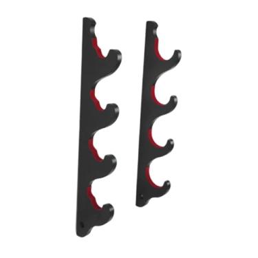 Imagem de oshhni Organizador de parede para exposição de tacos de beisebol Suporte horizontal para tacos de softball, 4 Níveis