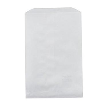 Imagem de Pacote com 100 sacos de papel Kraft brancos, 15 x 23 cm, cartão de presente, doces, biscoitos, rosquinhas, artesanato, lembrancinha de festa, sanduíche, joias - da RJ Display