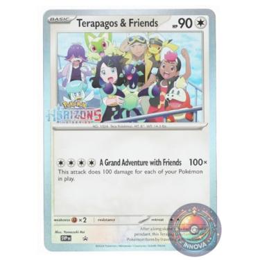 Imagem de Pokemon – Terapagos & Friends – Jumbo Card – Foil Promo – Oversize – Featuring Captain Pikachu