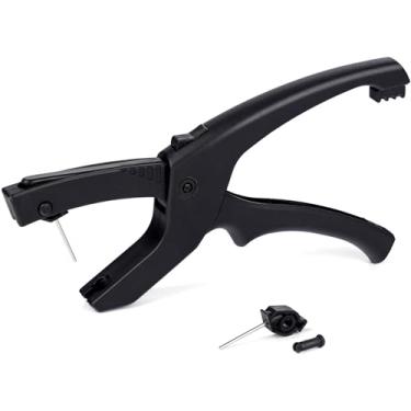 Imagem de 50 etiquetas de orelha de vaca Z Tag Uma peça em TPU em branco para cães, bovinos, cabras, bezerros ovelhas, 11,2 x 7,6 cm, etiquetas de identificação de animais extragrandes (Plier)