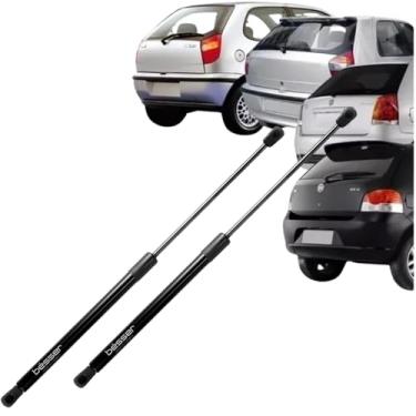 Imagem de Par Amortecedor Tampa Traseira Porta Malas Palio Corsa Celta Prata/Cinza Celta 2000-2014 Corsa Hatch 2002-2012 Fiat Palio 1996-2011 (Exceto Palio Weekend)