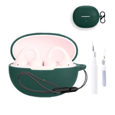 Imagem de Capa para Baseus Bass BC1, capa protetora para fone de ouvido NOUKAJU (com mosquetão + cordão + caneta de limpeza) à prova de quedas, à prova de choque, à prova de poeira, capa para fones de ouvido