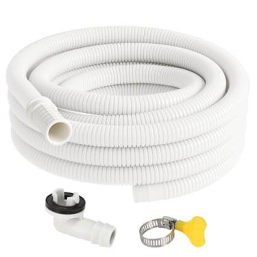 Imagem de BEWAVE Kit de mangueira de drenagem de ar condicionado, tubo de drenagem durável universal para mini bombas de calor sem dutos AC divididas, máquina de lavar louça, 40 metros