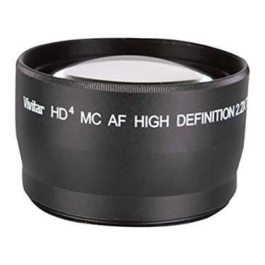 Imagem de Vivitar Lente teleobjetiva 2.2X com zoom fixo 18-55mm f/1.2-1.2, preta