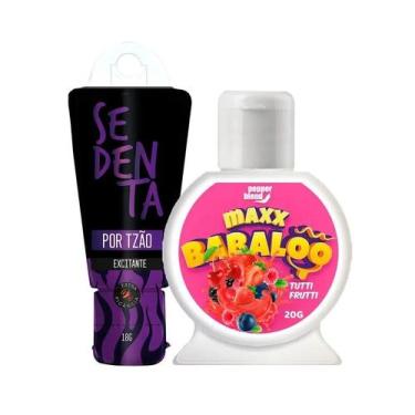 Imagem de Kit Sex Shop Gel Sugador Comestível Saboroso e Gel Lubrificante Estimu