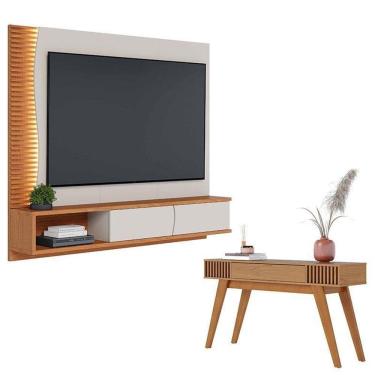 Imagem de Home Suspenso Egeu Off White Freijó Com Aparador Riviera Freijó – Colibri