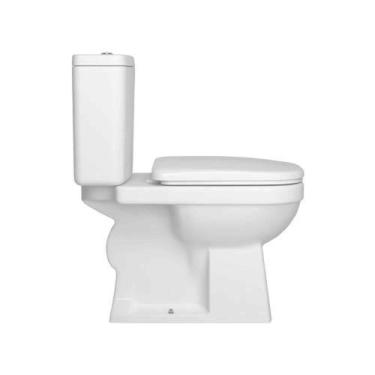 Imagem de Kit Bacia Quadra CD.01 Branco Deca 400x360x650 - Bacia Caixa Acoplada 