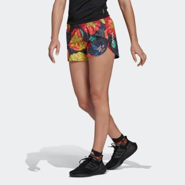Imagem de Shorts Adidas Corrida Run Fast Flower Feminino-Feminino