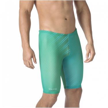 Imagem de BERMUDA DE NATAÇÃO STRIPES VERDE COM PROTEÇÃO UV 50+ KAUNA-Masculino