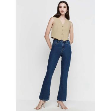 Imagem de Calça Jeans Bootcut Petit Cintura Média-Feminino